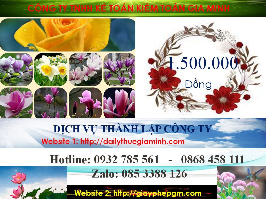 Dịch vụ làm giấy phép đăng ký kinh doanh tại Ninh Thuận 5 Chi phí làm giấy phép đăng ký kinh doanh tại Ninh Thuận