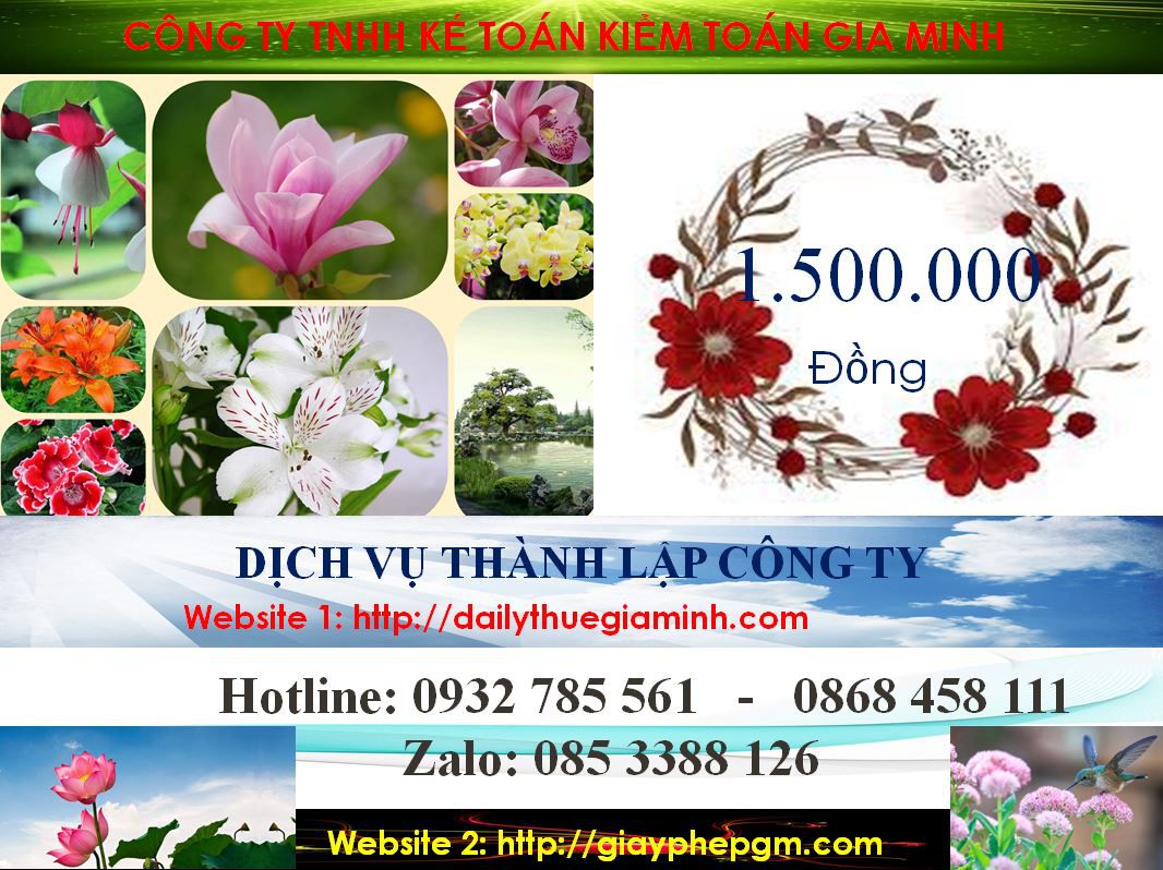 Dịch vụ làm giấy phép đăng ký kinh doanh tại Quảng Ninh 5 Chi phí làm giấy phép đăng ký kinh doanh tại Quảng Ninh
