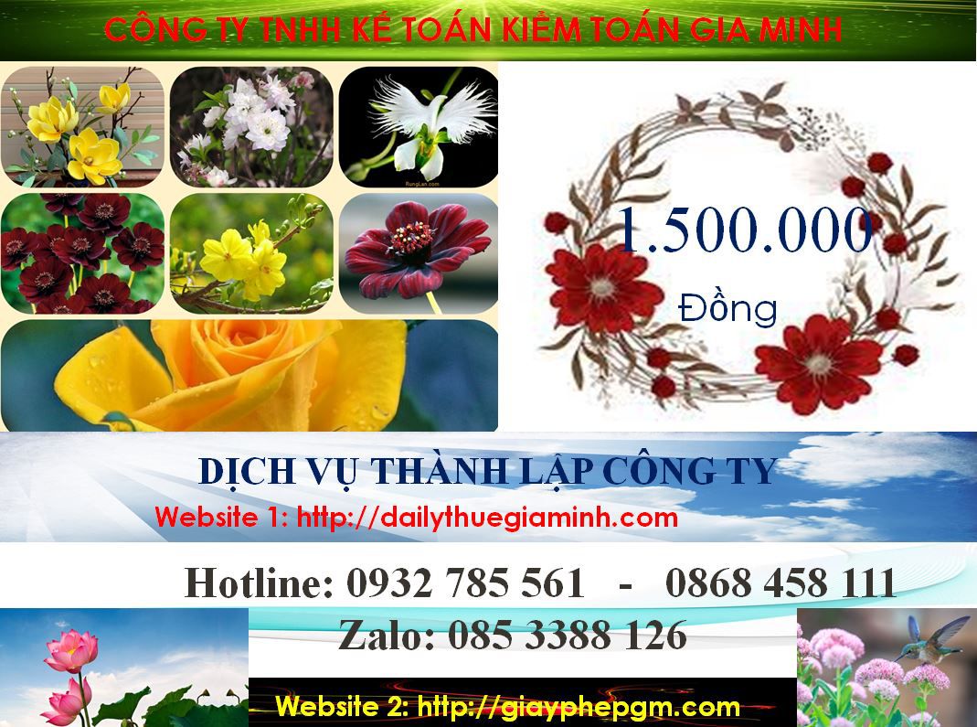 Dịch vụ làm giấy phép đăng ký kinh doanh tại Thái Nguyên 5 Chi phí làm giấy phép đăng ký kinh doanh tại Thái Nguyên