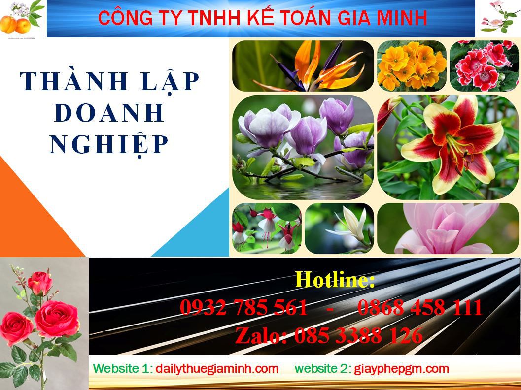 Thủ tục làm giấy phép đăng ký kinh doanh tại Thị Xã Bến Cát