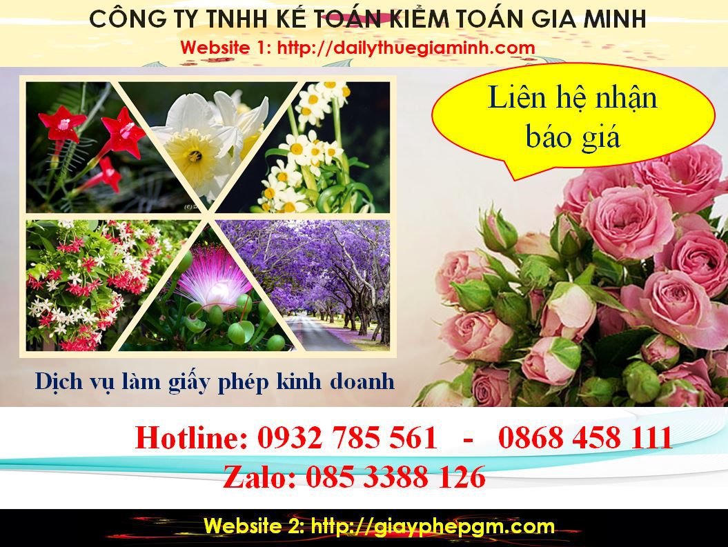 Dịch vụ làm giấy phép đăng ký kinh doanh tại Thành Phố Hồ Chí Minh 5 Chi phí làm giấy phép đăng ký kinh doanh tại Thành Phố Hồ Chí Minh