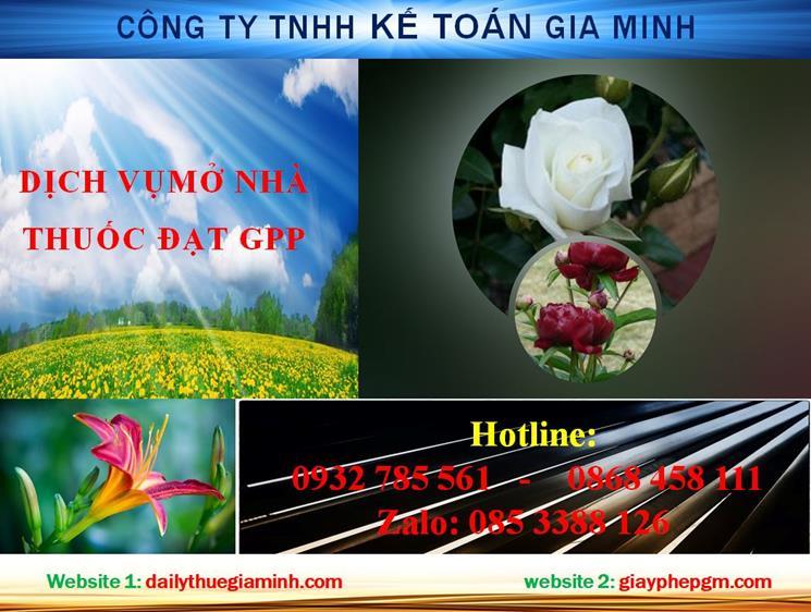 Dịch vụ mở nhà thuốc đạt GPP tại Quảng Bình 4 Thủ tục mở nhà thuốc đạt GPP tại Quãng Bình