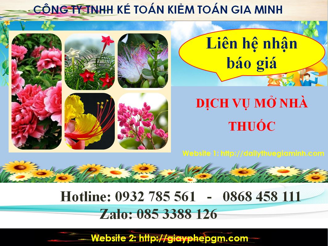 Dịch vụ mở quầy thuốc tại Tuyên Quang 5 chi phí mở quầy thuốc tại Tuyên Quang