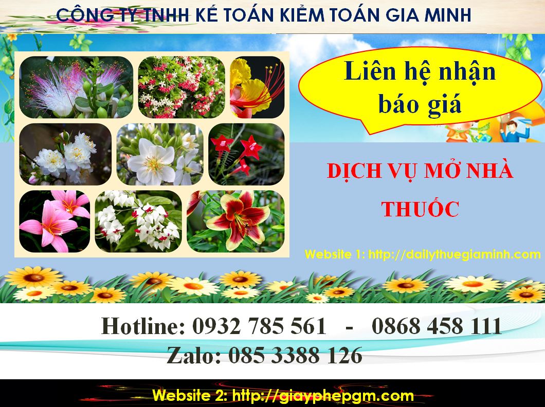 Dịch vụ mở quầy thuốc tại Huyện Quốc Oai 5 Chi phí mở quầy thuốc tại Huyện Quốc Oai
