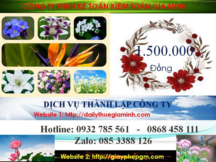  Bảng giá thành lập công ty cổ phần tại Thị Xã Tân Uyên
