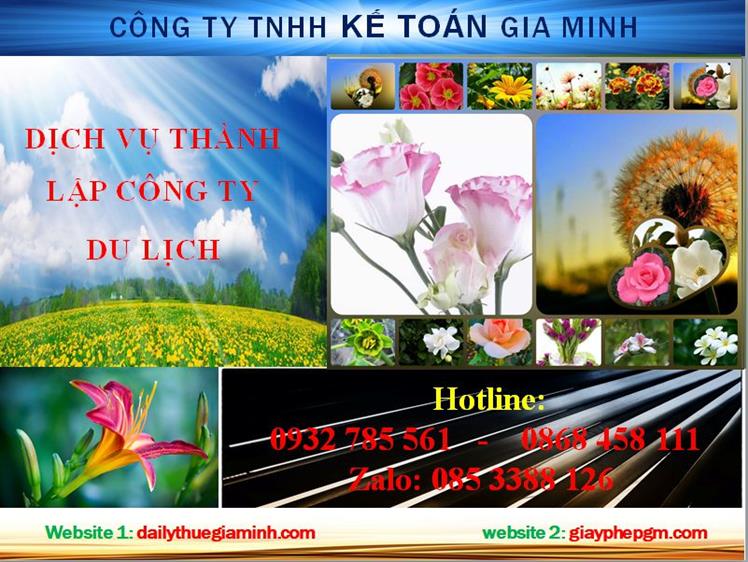 Dịch vụ thành lập công ty du lịch tại huyện Ứng Hòa 4 Thủ tục thành lập công ty du lịch tại huyện Ứng Hòa