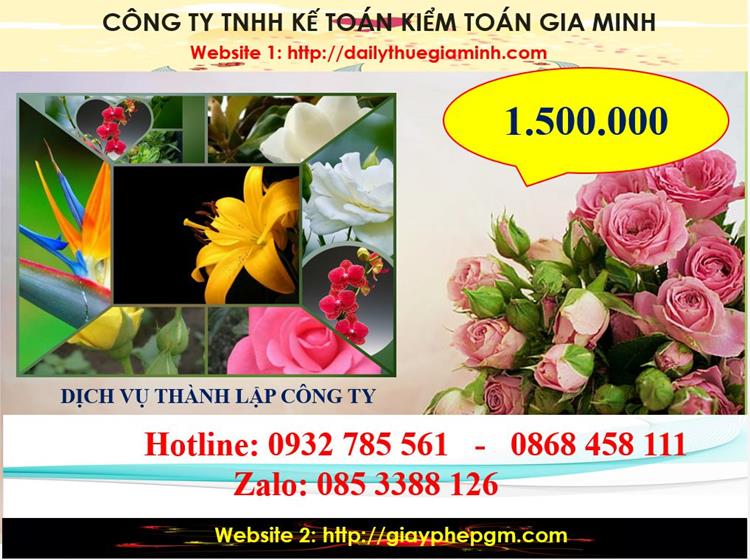 Chi phí thành lập công ty du lịch tại thị xã Tân Uyên