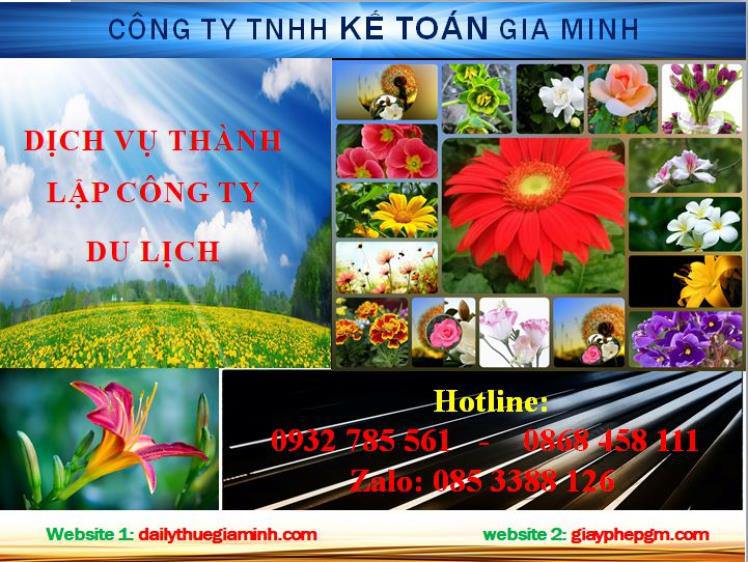 Thủ tục thành lập công ty du lịch tại thị xã Tân Uyên