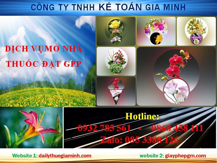 Dịch vụ mở nhà thuốc đạt GPP tại thành phố Hồ Chí Minh 4 Thủ tục mở nhà thuốc đạt GPP tại thành phố Hồ Chí Minh