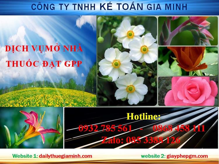 Dịch vụ mở nhà thuốc đạt GPP tại Trà Vinh 4 Thủ tục mở nhà thuốc đạt GPP tại Trà Vinh