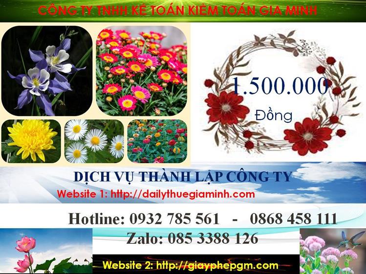 Dịch vụ thành lập công ty nhanh tại Hà Nội 5 Chi Phí thành lập công ty nhanh tại Hà Nội