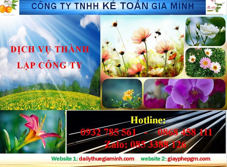 Dịch vụ thành lập công ty nhanh tại Hòa Bình 4 Thủ tục thành lập công ty nhanh tại Hòa Bình