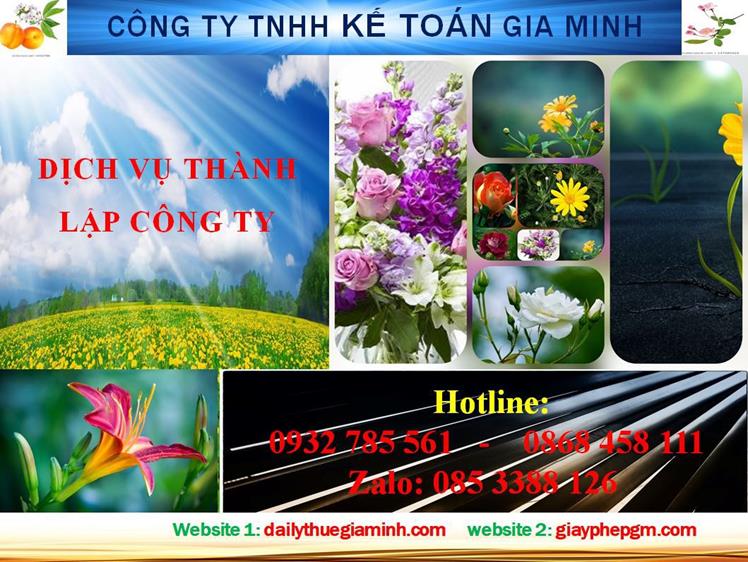 Thủ tục thành lập công ty nhanh tại huyện Bắc Tân Uyên