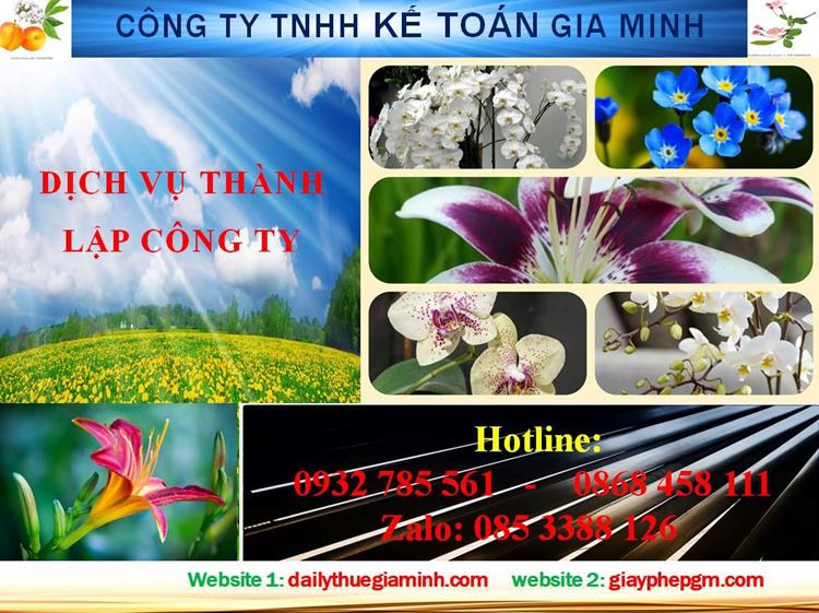 Dịch vụ thành lập công ty nhanh tại huyện Bàu Bàng 4 Thủ tục thành lập công ty nhanh tại huyện Bàu Bàng