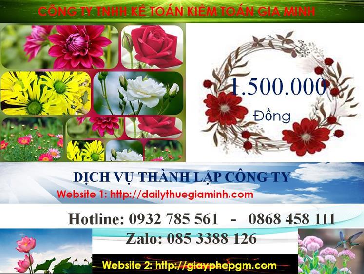Dịch vụ thành lập công ty nhanh tại huyện Bình Chánh 5 Chi phí thành lập công ty nhanh tại huyện Bình Chánh