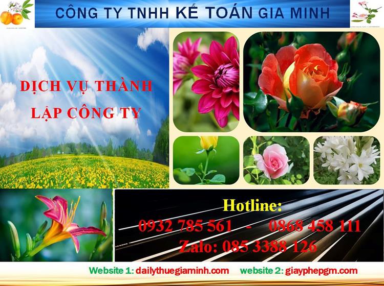 Dịch vụ thành lập công ty nhanh tại huyện Bình Chánh 4 Thủ tục thành lập công ty nhanh tại huyện Bình Chánh