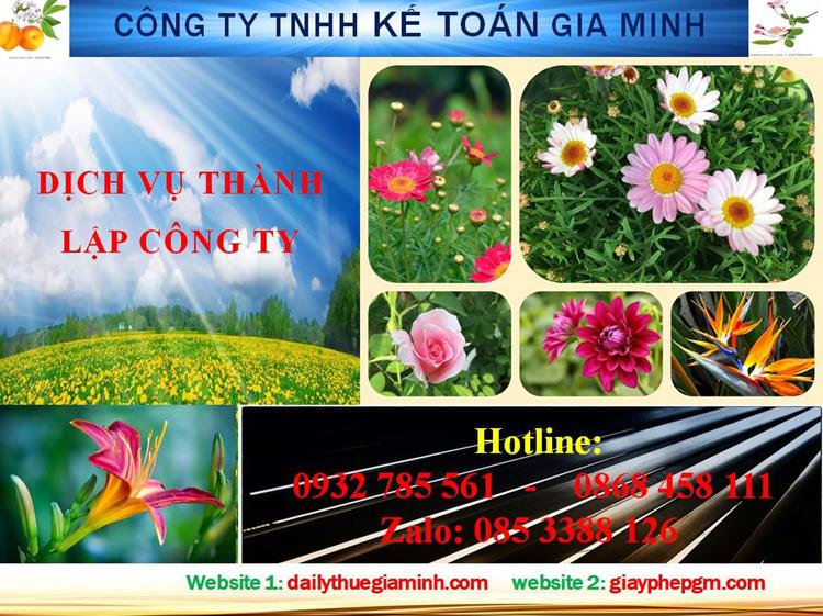 Thủ tục thành lập công ty nhanh tại huyện Phú Giáo