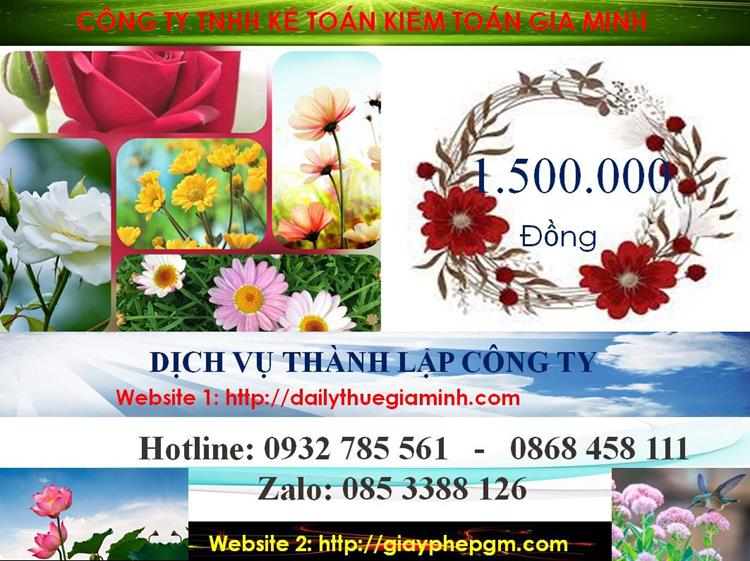 Dịch vụ thành lập công ty nhanh tại Phú Thọ 5 Chi phí thành lập công ty nhanh tại Phú Thọ