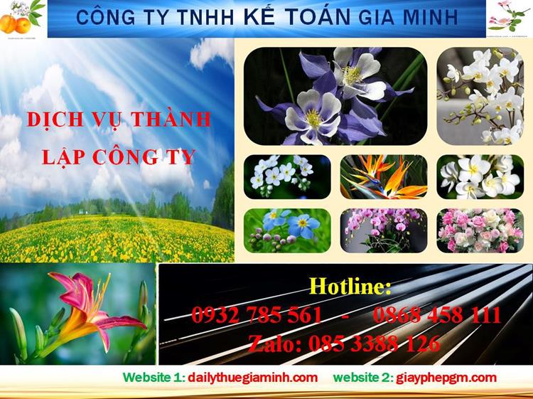 Thủ tục thành lập công ty nhanh tại Quảng Bình