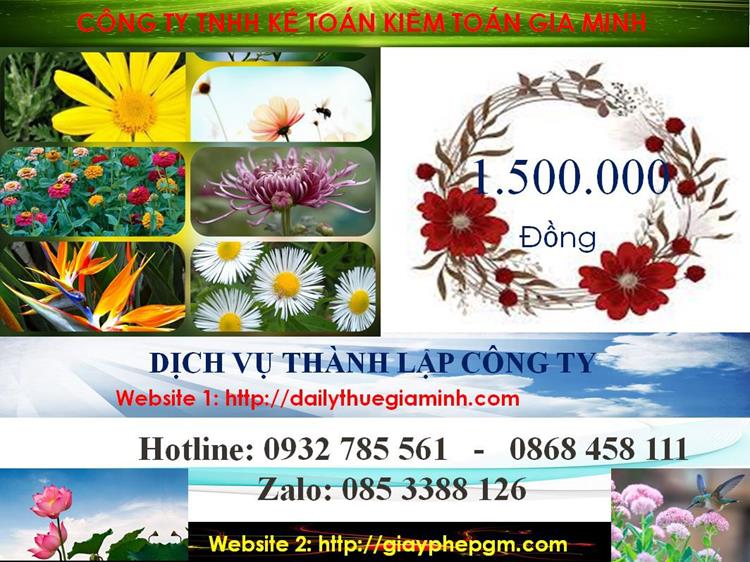 Dịch vụ thành lập công ty nhanh tại Sơn La 5 Chi phí thành lập công ty nhanh tại Sơn La