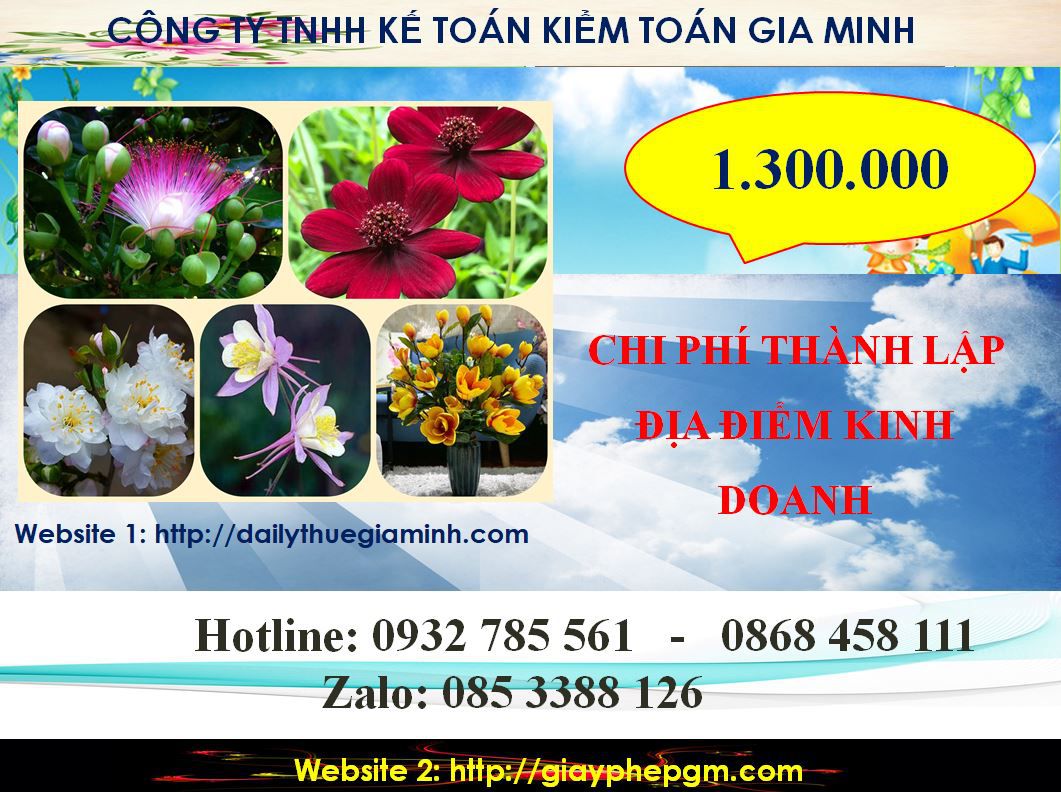 Dịch vụ tư vấn thành lập địa điểm kinh doanh tại Bắc Giang 5 Chi phí tư vấn thành lập địa điểm kinh doanh tại Bắc Giang