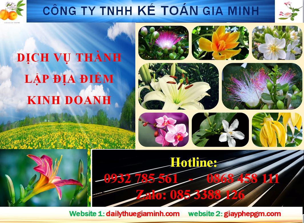Dịch vụ tư vấn thành lập địa điểm kinh doanh tại Bắc Giang 4 Thủ tục thành lập địa điểm kinh doanh tại Bắc Giang