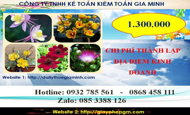 Dịch vụ tư vấn thành lập địa điểm kinh doanh tại Bắc Ninh 5 Chi phí tư vấn thành lập địa điểm kinh doanh tại Bắc Ninh