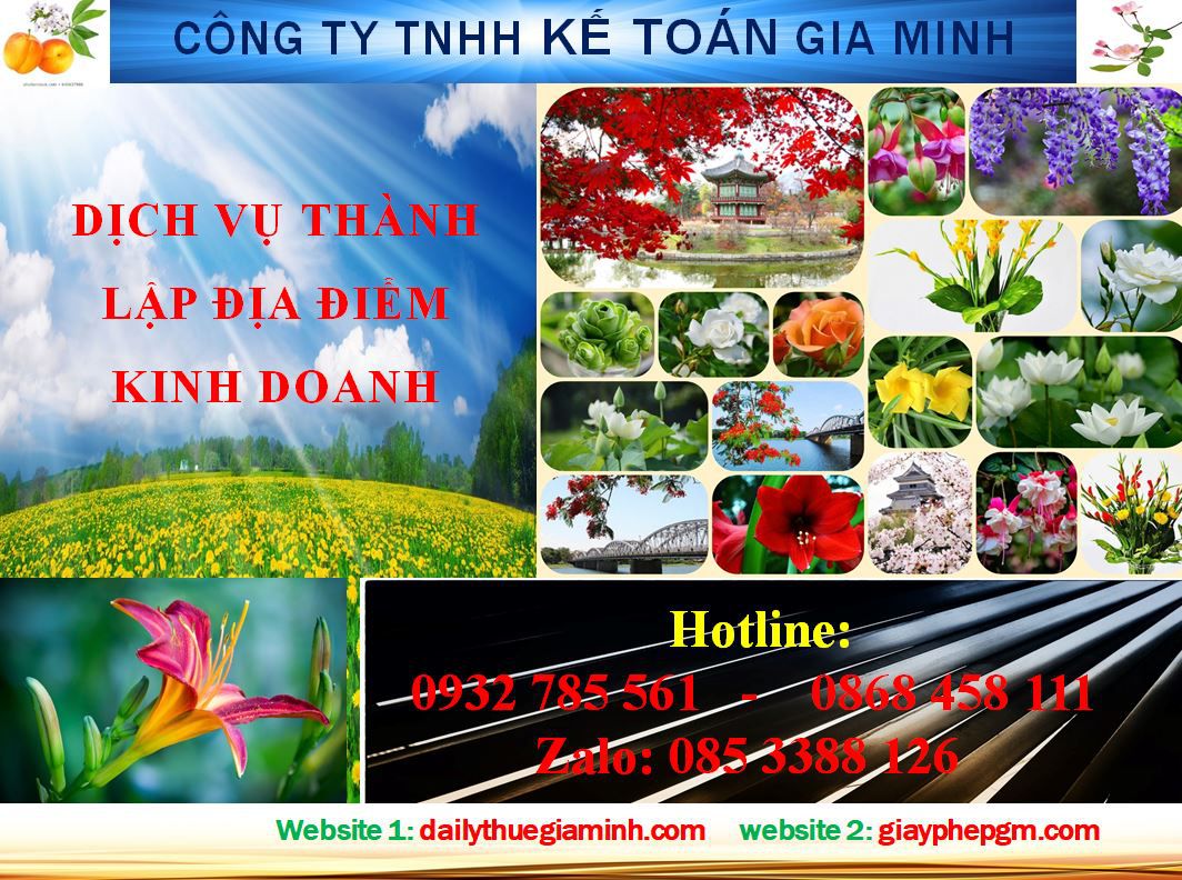 Thủ tục thành lập địa điểm kinh doanh tại Hà Nội