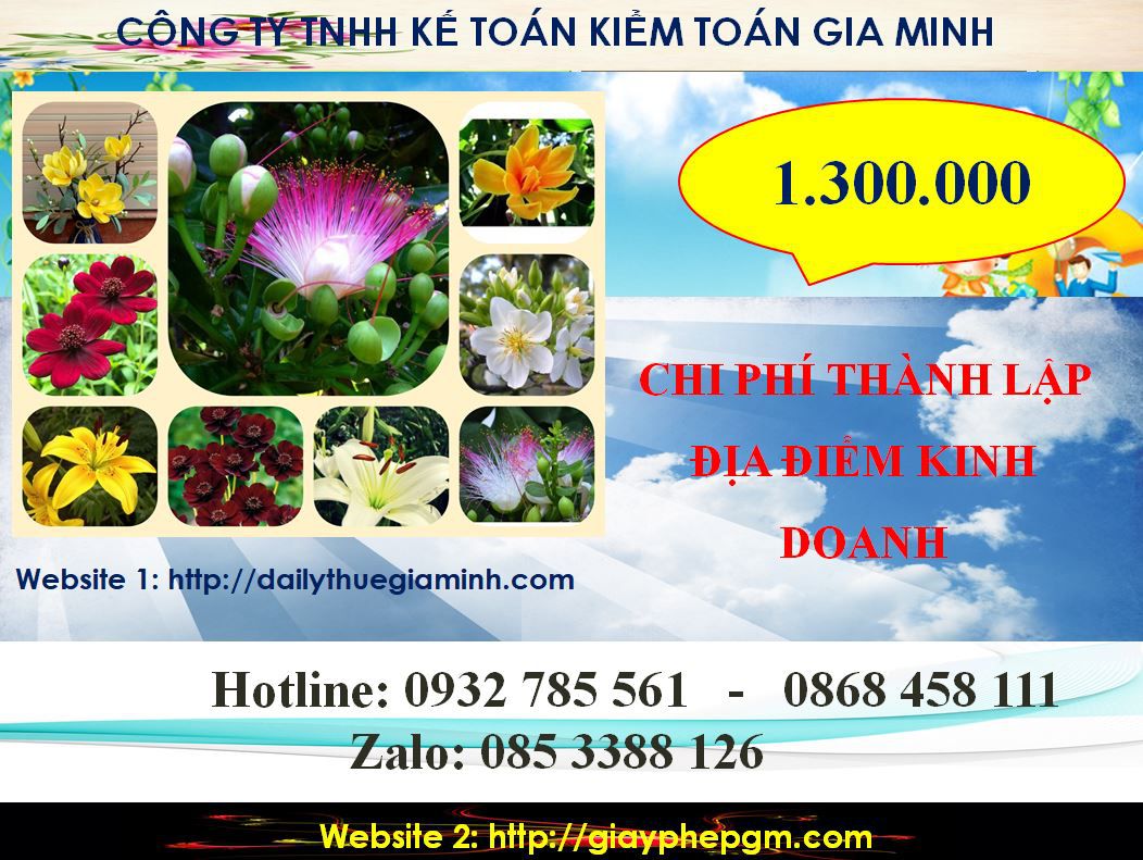 Dịch vụ tư vấn thành lập địa điểm kinh doanh tại Quảng Ninh 5 Chi phí tư vấn thành lập địa điểm kinh doanh tại Quảng Ninh