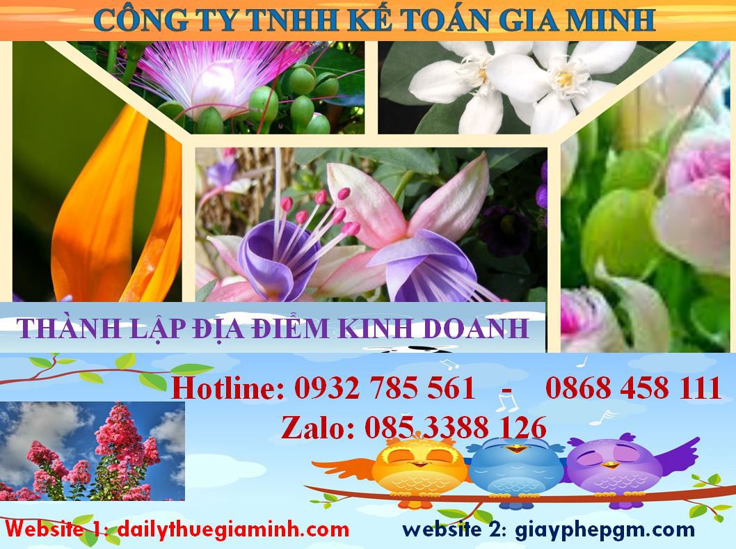 Thủ tục thành lập địa điểm kinh doanh tại Thành Phố Thủ Dầu Một