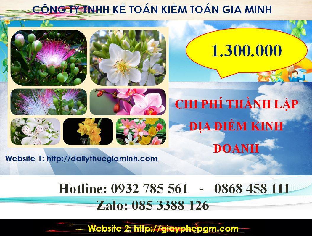 Dịch vụ tư vấn thành lập địa điểm kinh doanh tại Thị Xã Thuận An uy tín, nhanh gọn 11 Chi phí tư vấn thành lập địa điểm kinh doanh tại Thị Xã Thuận An