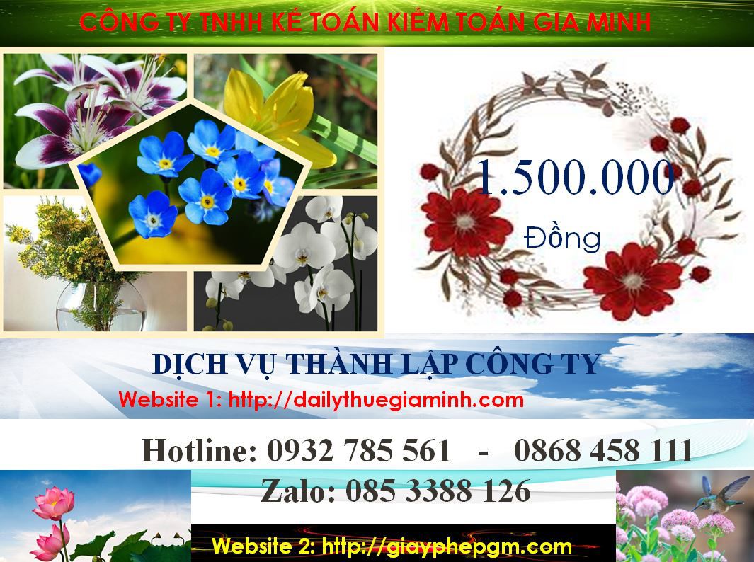 Chi phí thành lập doanh nghiệp trọn gói tại An Giang