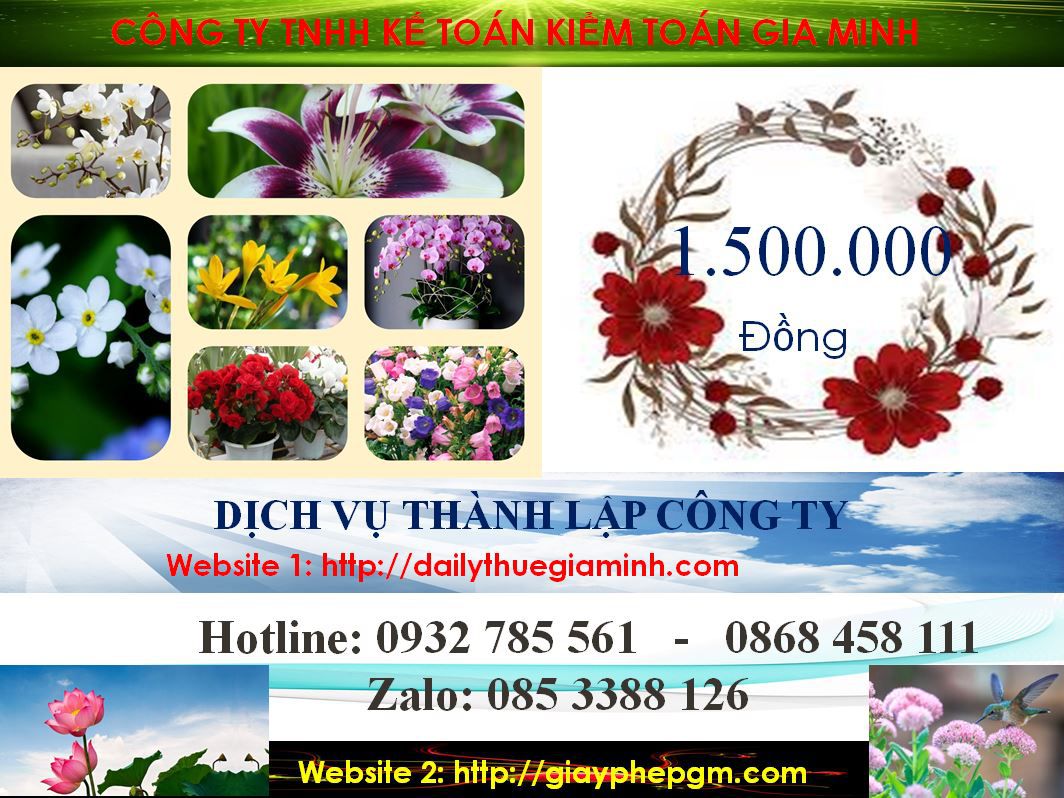 Dịch vụ thành lập doanh nghiệp trọn gói tại Bắc Kạn 5 Chi phí thành lập doanh nghiệp trọn gói tại Bắc Kạn