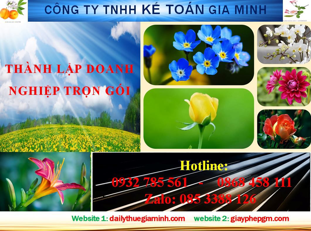 Thủ tục thành lập doanh nghiệp trọn gói tại Huyện Bắc Tân Uyên