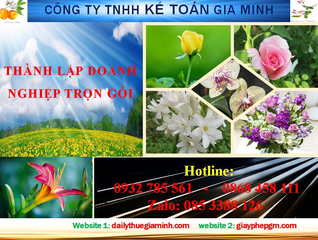 Thủ tục thành lập doanh nghiệp trọn gói tại Huyện Hà Nội
