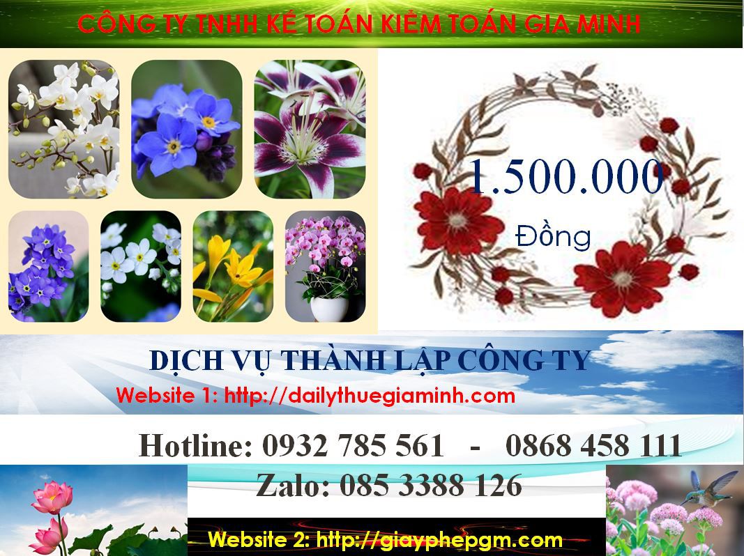 Chi phí thành lập doanh nghiệp trọn gói tại Lào Cai