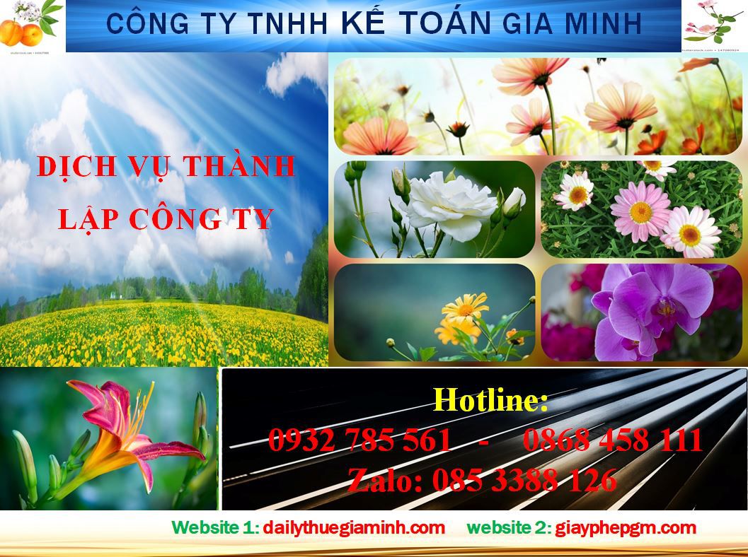 Thủ tục thành lập doanh nghiệp trọn gói tại Quảng Trị