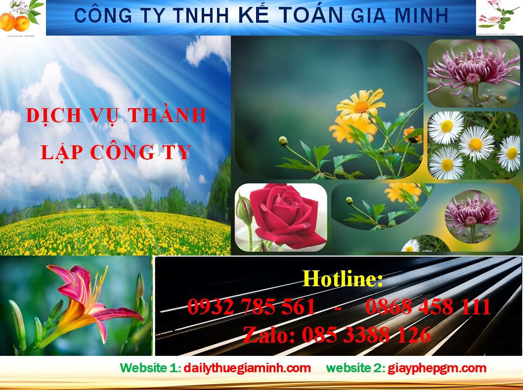 Dịch vụ thành lập doanh nghiệp trọn gói tại Sơn La 4 Thủ tục thành lập doanh nghiệp trọn gói tại Sơn La