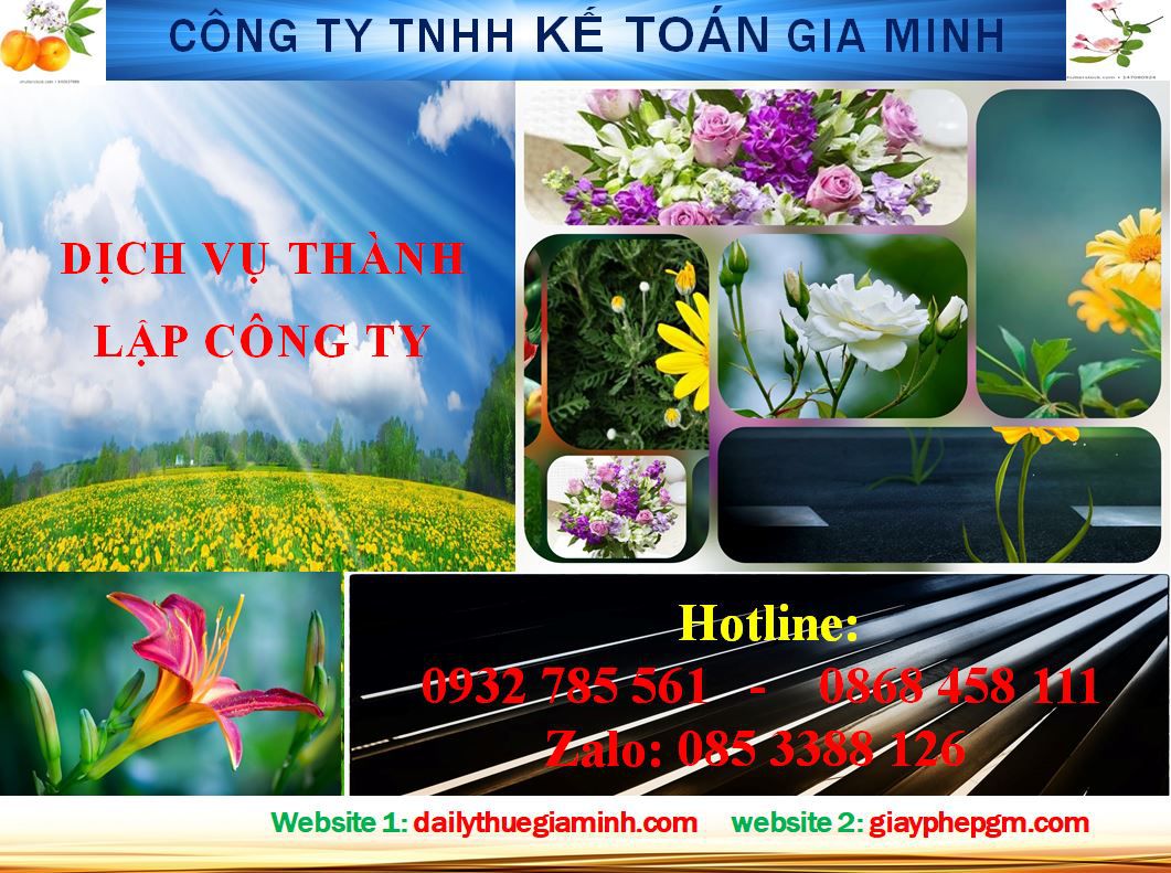 Thủ tục thành lập doanh nghiệp trọn gói tại Yên Bái