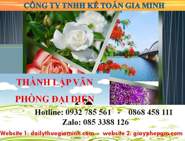 Dịch vụ thành lập văn phòng đại diện tại Bình Định 4 Thủ tục thành lập văn phòng đại diện tại Bình Định