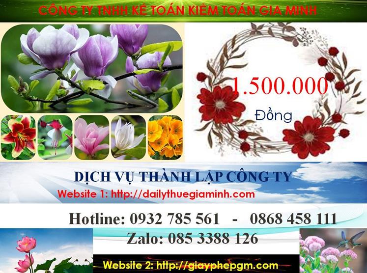  Chi phí thành lập văn phòng đại diện tại Điện Biên