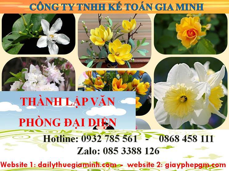 Thủ tục thành lập văn phòng đại diện tại Điện Biên