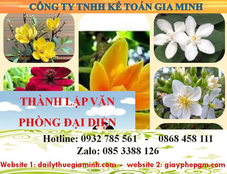 Thủ tục thành lập văn phòng đại diện tại Thị xã Bến Cát