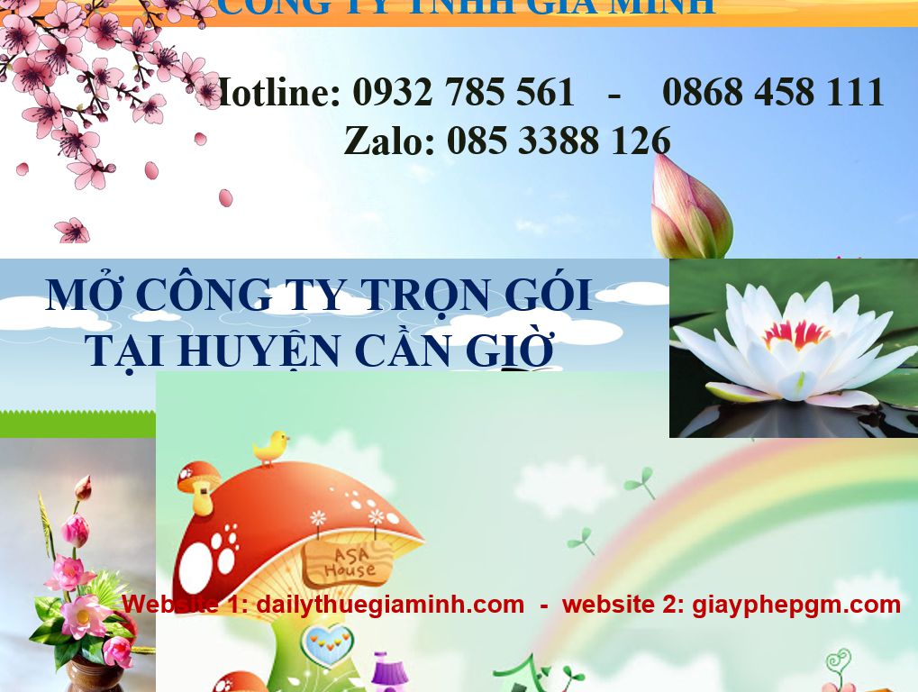 Thành lập công ty cổ phần tại Huyện Cần Giờ 4 Thủ tục thành lập công ty cổ phần Huyện Cần Giờ