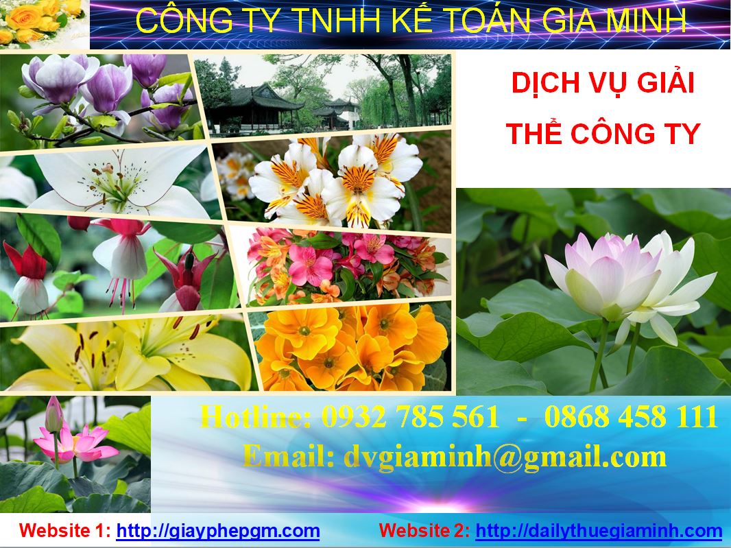 Giải thể công ty cổ phần tại Huyện Hoài Đức 1 Thủ tục giải thể công ty cổ phần tại Huyện Hoài Đức