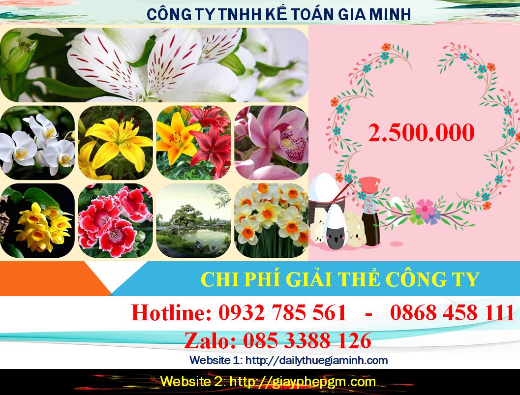 Giải thể công ty cổ phần tại Huyện Phú Giáo 2 Chi phí giải thể doanh nghiệp cổ phần tại Huyện Phú Giáo