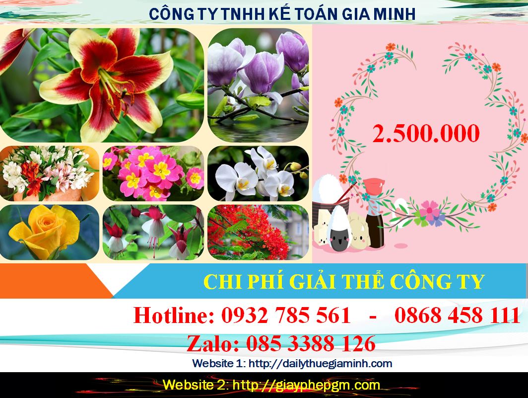 Giải thể công ty cổ phần tại huyện Thanh Oai 2 Chi phí giải thể doanh nghiệp cổ phần tại Huyện Thanh Oai