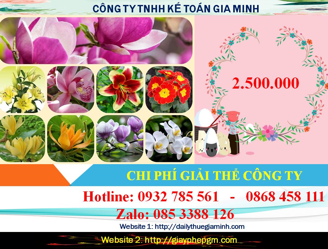 Giải thể công ty cổ phần tại Lạng Sơn 5 Chi phí giải thể doanh nghiệp cổ phần tại Lạng Sơn