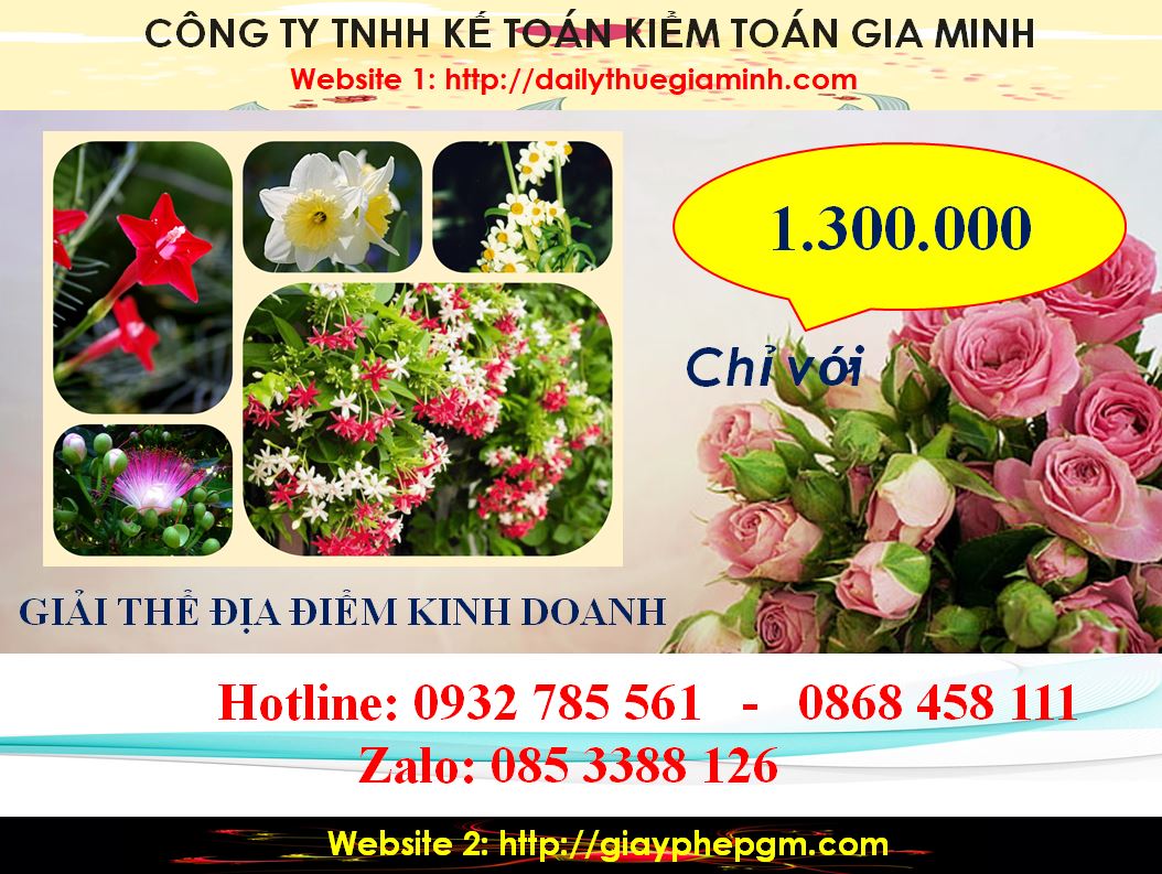 Giải thể địa điểm kinh doanh tại Quận 1 5 Chi phí giải thể địa điểm kinh doanh tại Quận 1