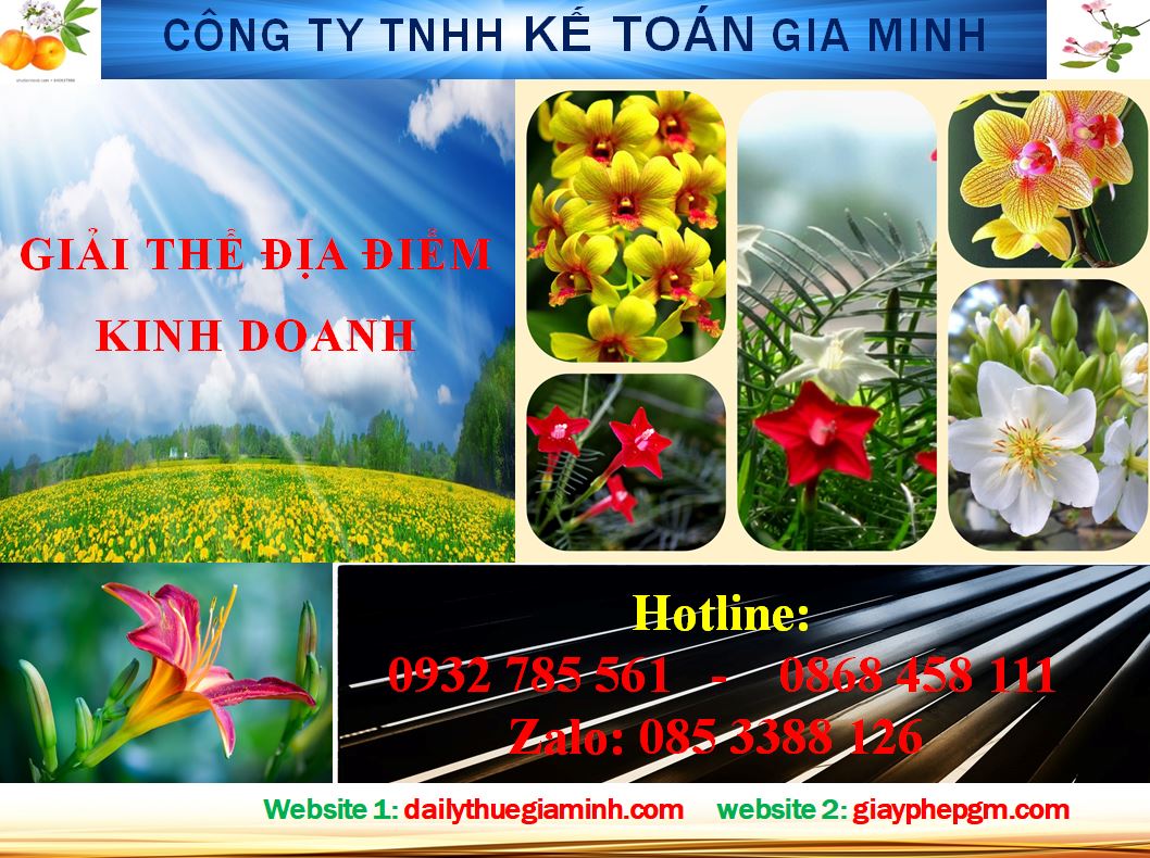 Giải thể địa điểm kinh doanh tại Quận 12 4 Giải thể địa điểm kinh doanh tại Quận 12